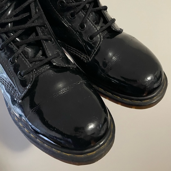 Dr. Marten’s Patent Black Leather Boots - Picture 6 of 6